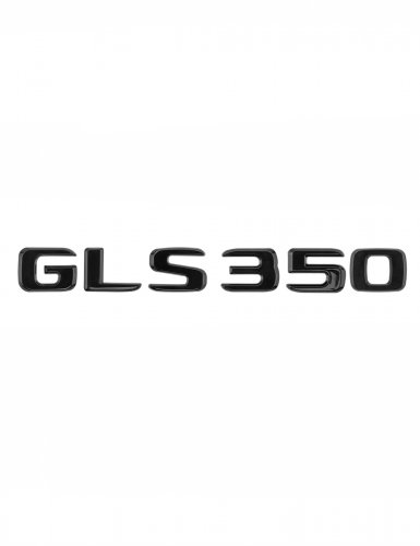 Шильдик на багажник для Mercedes GLS350 черный глянец - фото фото 6
