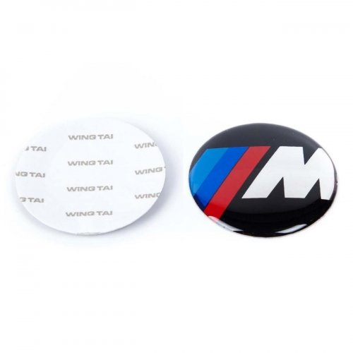 Эмблема для BMW M-power 78 мм наклейка - фото