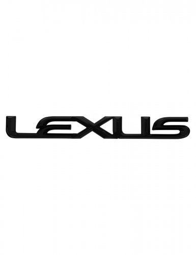 Шильдик на багажник для Lexus черный глянец - фото фото 6