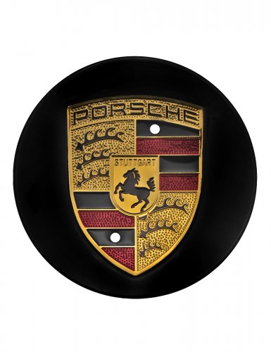 Колпачок на диск для Porsche черный глянец - фото фото 6
