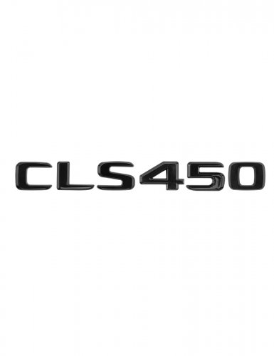 Шильдик на багажник для Mercedes CLS450 черный глянец - фото фото 6