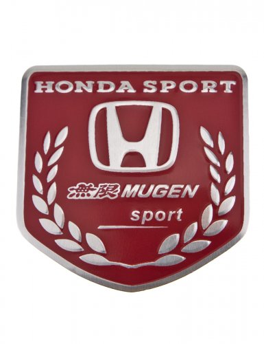 Эмблема для Honda Mugen красная 50x50 - фото фото 7