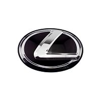 Эмблема на решетку Lexus черная 162x122 мм. - фото
