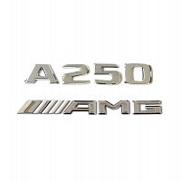 Комплект: шильдик на багажник для Mercedes A250 (2017+) +AMG - фото