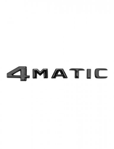Эмблема для Mercedes 4 matic черный глянец - фото фото 6