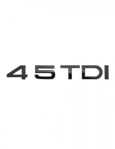 Эмблема на багажник для Audi 45 TDI черный глянцевый - фото фото 6