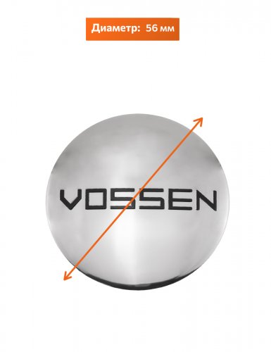 Наклейки на колпачки дисков Vossen - фото фото 2