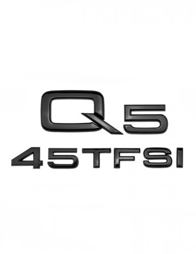 Эмблема на багажник для Audi Q5 45 TFSI черный глянцевый - фото фото 6