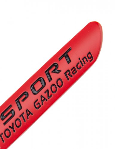 Эмблема на крыло для Toyota GR Sport красный 1 шт. - фото фото 5