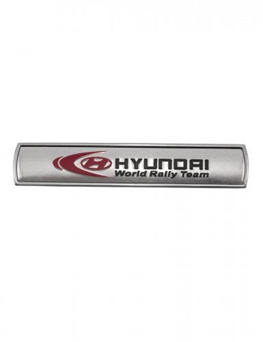Эмблема для Hyundai серебристая 75х15 мм. 1 шт. - фото фото 6