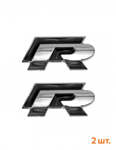 Эмблема на крыло для Volkswagen R-line черный 2 шт. - фото фото 6