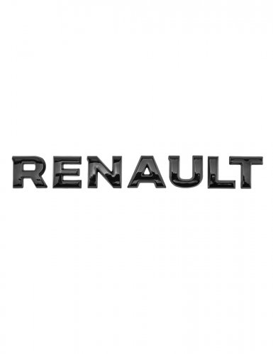 Эмблема на багажник для Renault черный глянец - фото фото 6