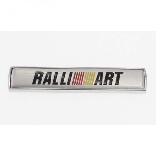 Эмблема универсальная Mitsubishi Ralli ART 75х15 мм - фото