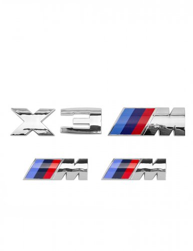 Эмблемы для BMW X3 хром на багажник и крыло - фото фото 6