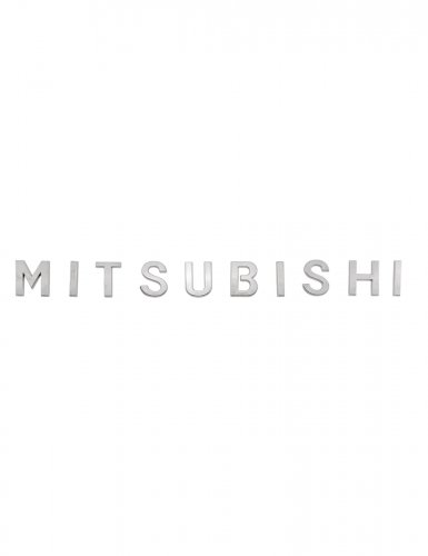 Шильдик на багажник для Mitsubishi хром - фото фото 6