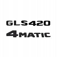 Комплект: шильдик на багажник Mercedes GLS420 (2017+)+4matic - фото