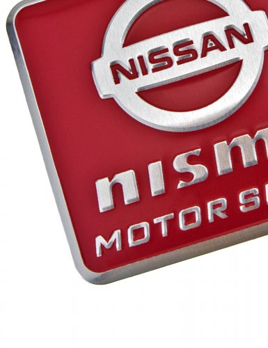 Эмблема для Nissan nismo красная 55x60 - фото фото 5