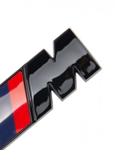 Эмблема на крыло для BMW M-performance черный глянцевый 2 шт - фото фото 5