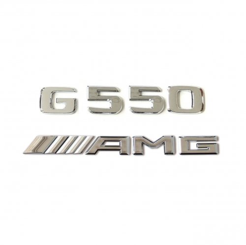 Комплект: шильдик на багажник для Mercedes G550 (2017+) +AMG - фото