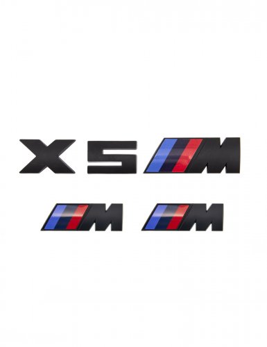 Эмблемы для BMW X5 черный матовый на багажник и крыло - фото фото 6