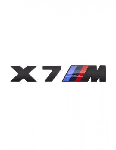 Эмблема на багажник для BMW X7M черный матовый - фото фото 6