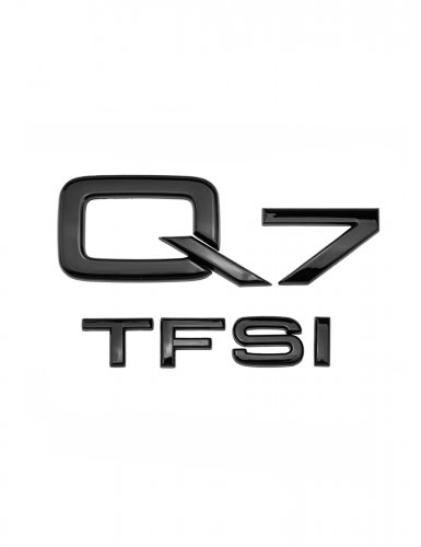 Эмблема на багажник для Audi Q7 TFSI черный глянцевый - фото фото 6