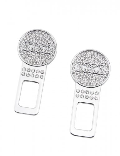 Заглушки ремня безопасности для Audi со стразами - фото фото 6