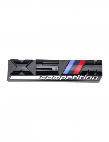 Эмблема на решетку для BMW X5M черный глянцевый - фото фото 6