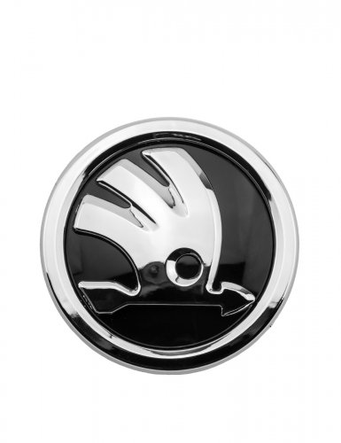 Эмблема на багажник для Skoda прямая форма - фото фото 6