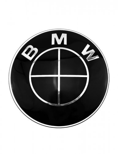 Эмблема для BMW черная 78 мм.наклейка - фото фото 6