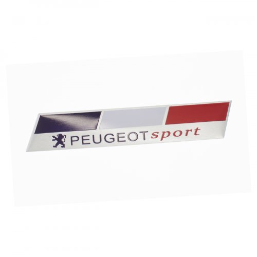 Эмблема универсальная Peugeot sport 130x25 мм 1 шт. - фото фото 4