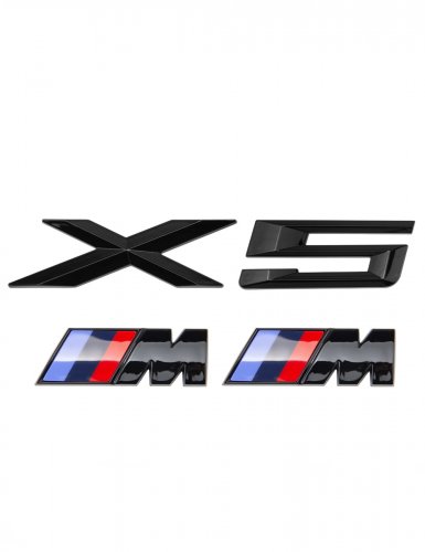 Эмблемы для BMW X5 черный глянцевый на багажник и крыло - фото фото 6