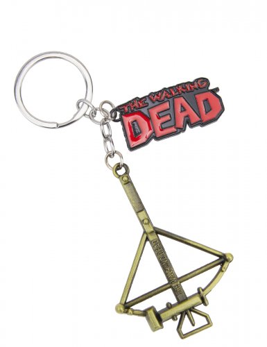 Брелок Ходячие мертвецы арбалет The Walking Dead бронзовый - фото фото 6
