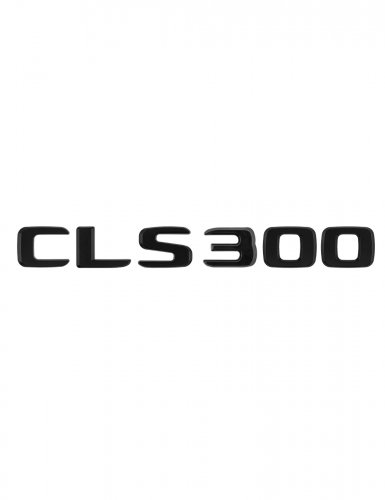Шильдик на багажник для Mercedes CLS300 черный матовый - фото фото 6
