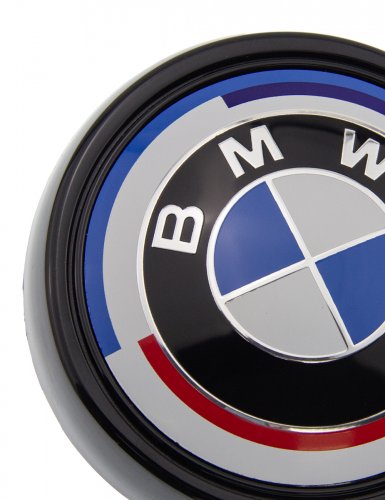 Эмблема на багажник для BMW юбилейная 99 мм. - фото фото 5