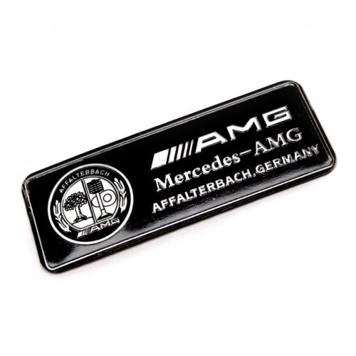 Табличка AMG черная - фото фото 4