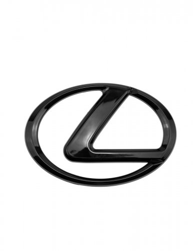 Эмблема на багажник для Lexus черный глянец 120х83 мм. - фото фото 6