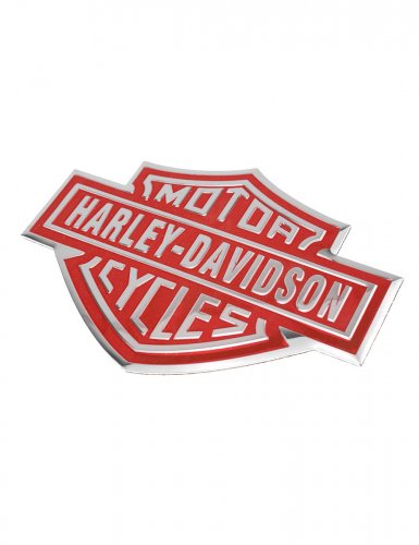 Алюминиевая эмблема Harley Davidson красный - фото фото 4