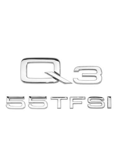 Эмблема на багажник для Audi Q3 55 TFSI хром - фото фото 6