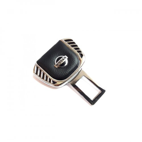 Комплект: заглушка ремня Nissan кожа большая premium 2 шт. - фото фото 2