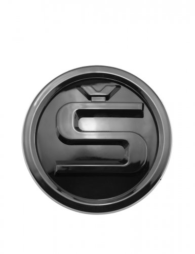 Эмблема на багажник для Skoda прямая форма черный глянец - фото фото 6