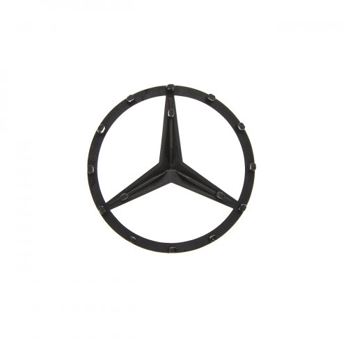 Эмблема на руль Mercedes-Benz черный глянец 52 мм - фото фото 3