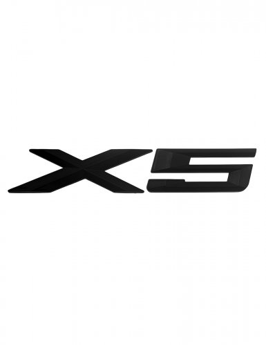 Эмблема на багажник для BMW X5 черный глянцевый - фото фото 6