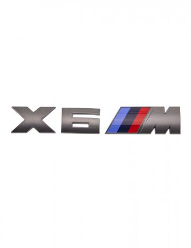 Шильдик на багажник для BMW X6M серый - фото фото 6