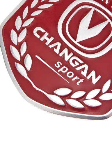 Эмблема для Changan красная 50x50 - фото фото 5
