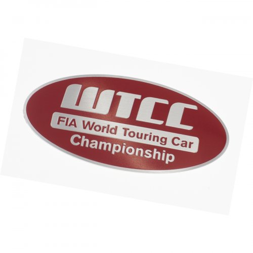 Эмблема FIA World Touring Car Championship красная 85x45 мм - фото фото 4