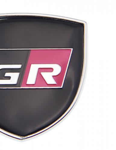 Эмблема для Toyota GR герб черный хром 39 мм. - фото фото 4