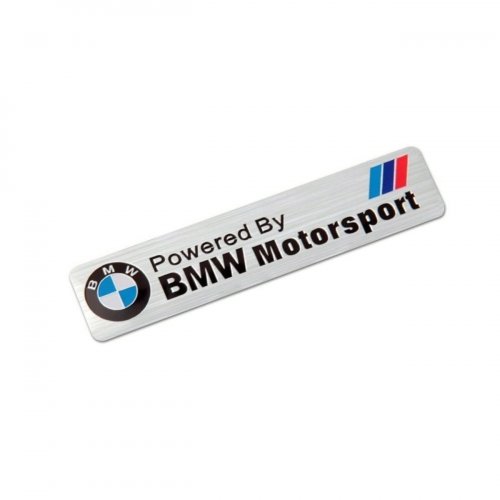 Табличка универсальная BMW M-motosport 12 см - фото фото 4