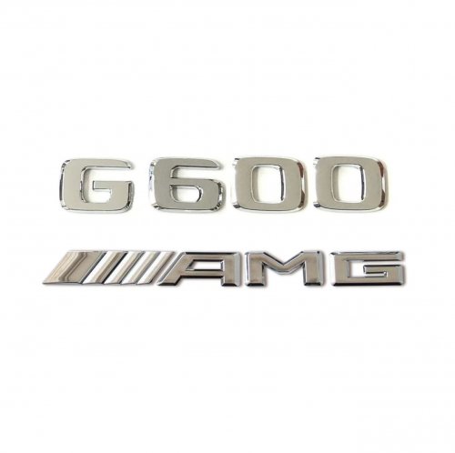 Комплект: шильдик на багажник для Mercedes G600 (2017+) +AMG - фото