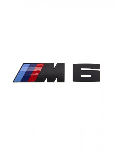 Эмблема на багажник для BMW M6 черный матовый - фото фото 6